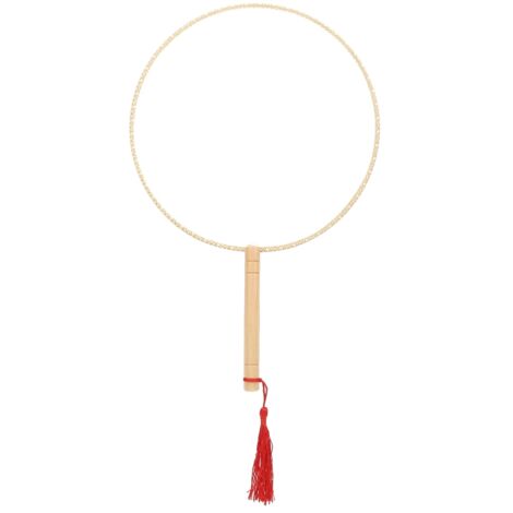 Éventail de Cour Royale Vintage Chinois - Peinture Artistique DIY à Main Blanche Cadeau