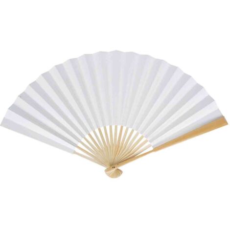 Éventail Pliable en Bois et Papier - Ventilateur Créatif, Léger et Pratique pour Rester Au Frais Cet Été, Idéal pour Chaque Occasion