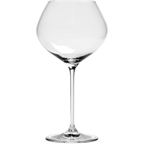 Eventi Lot de 6 Verres pour Vins Rouges Vieillis en Verre Sonore Supérieur Sans Plomb de 76 cl, Design Élégant pour Dégustation Professionnelle
