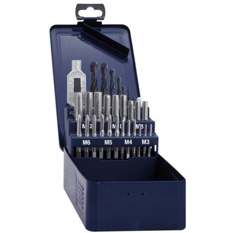 Eventus by Exact 10703 MA 5 KIT maschi a mano 15 parti metrica Taglio destrorso DIN 352 HSS 1 KIT