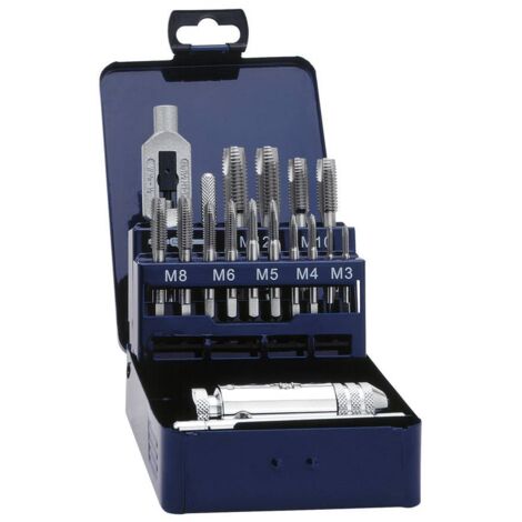 Eventus by Exact 20331 KIT maschi per filettare 16 parti metrica Taglio destrorso DIN 352 HSS 1 KIT