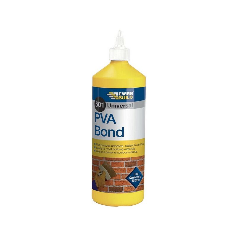 Everbuild - PVA05L 501 Universal pva Bond 500ml EVBPVA05L