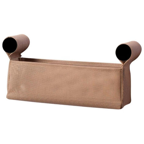 EVER Dot basket  contenitore l.30 cm beige tortora cover nero opaco codice prod: EVDT78NN