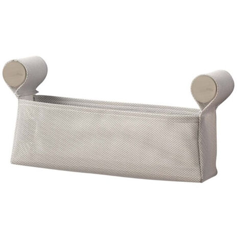 EVER Dot basket contenitore l.30 cm grigio m.ge cover nickel codice prod: EVDT77NK