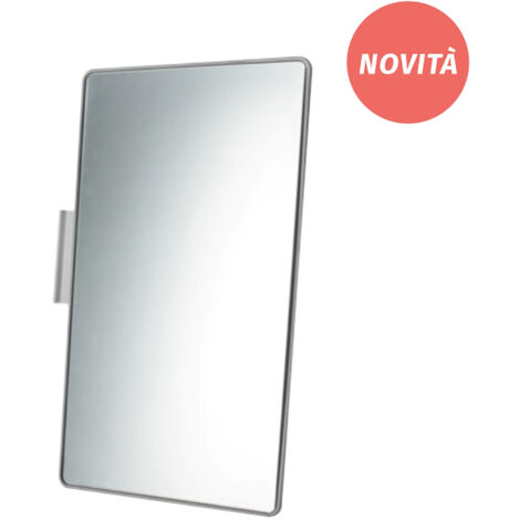 EVER Prop specchio fissaggio barra con corn b rettangolare bianco opaco codice prod: EVBASRBBN