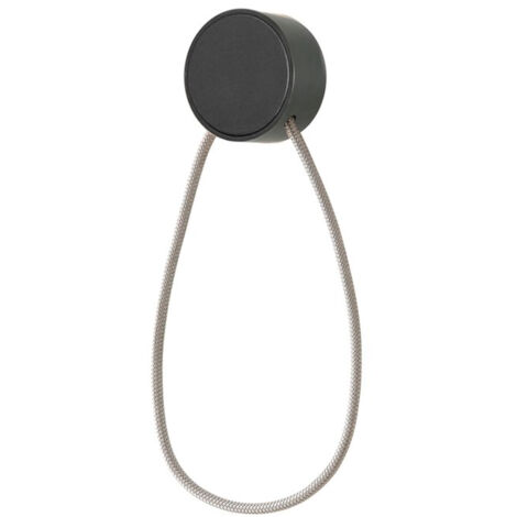 EVER Ring portasalviette anello nero opaco codice prod: EVRGPSANN