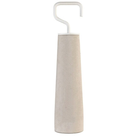 EVER Street porta scopino appoggio con manico bianco codice prod: EVSCOBC