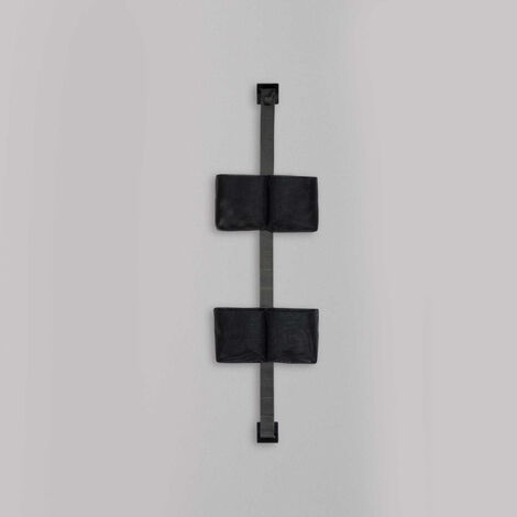 EVER Tape storage organizer con fascia grigia 2 basket small double nero codice prod: EVTPK100BN