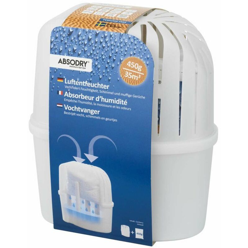 Everbrand Sweden Absodry - Absorbeur d'humidité, jusqu'à 35 m3, 450 g 200-AD-E1V