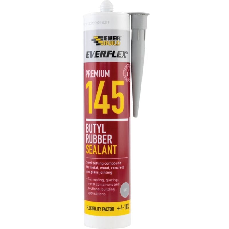 Everbuild 145 Butyl Rubber Sealant - 310ml