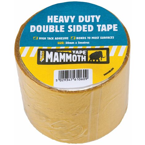 Everbuild 2HDDOUBLE50-EBD - Evn2hd st50 50mm x 5m nastro biadesivo pesante