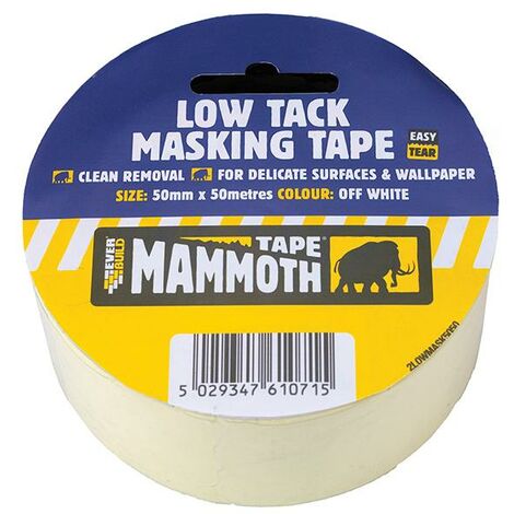 Everbuild 2LOWMASK25 Low Tack Masking Tape 25mm x 25m EVB2LOWMT25