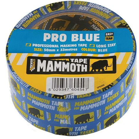 Everbuild 2PRO50 Pro Blue Masking Tape 50mm x 33m EVB2PRO50