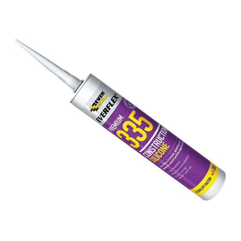 335 Construction Sealant White (C3) 310ml - Everbuild