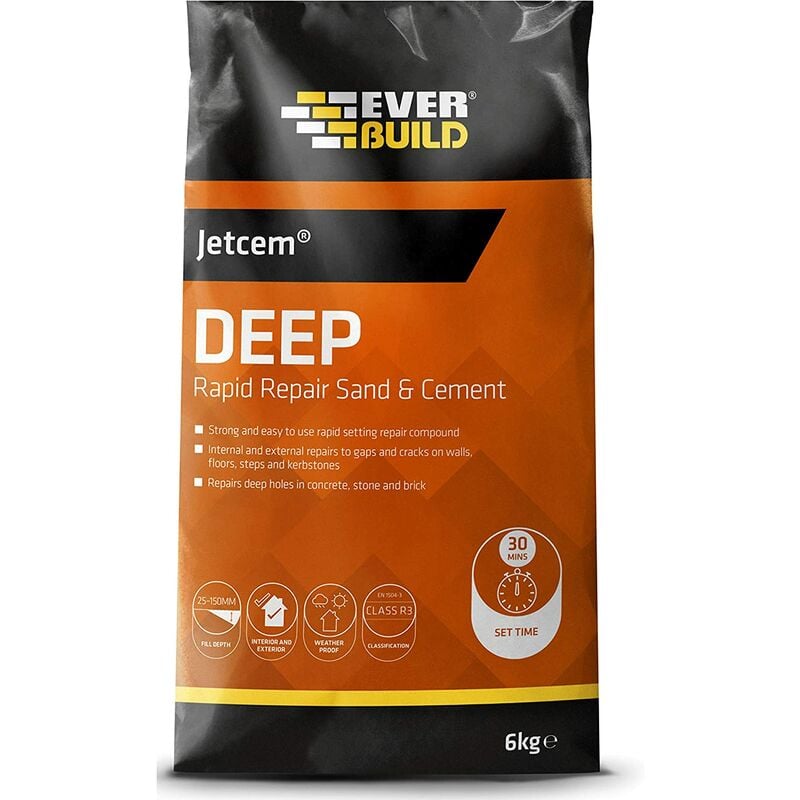 Everbuild 6kg Jetcem Premix Sand & Cement Jetmix6