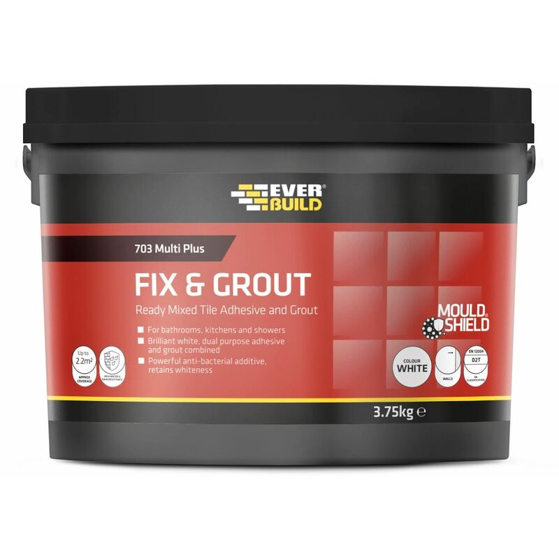 703 Fix & Grout Tile Adhesive - 3.75kg - Everbuild