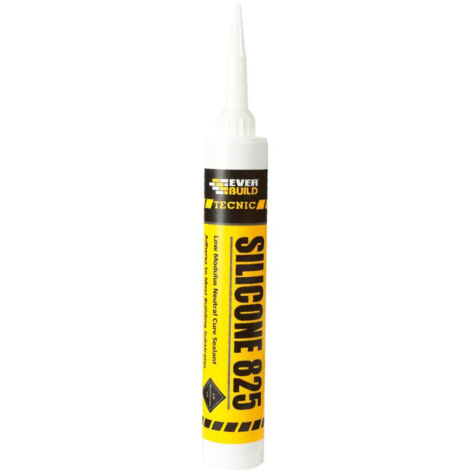 Everbuild 825BRICK 825 Tecnic Silicone 380ml Brick Red EVB825RED
