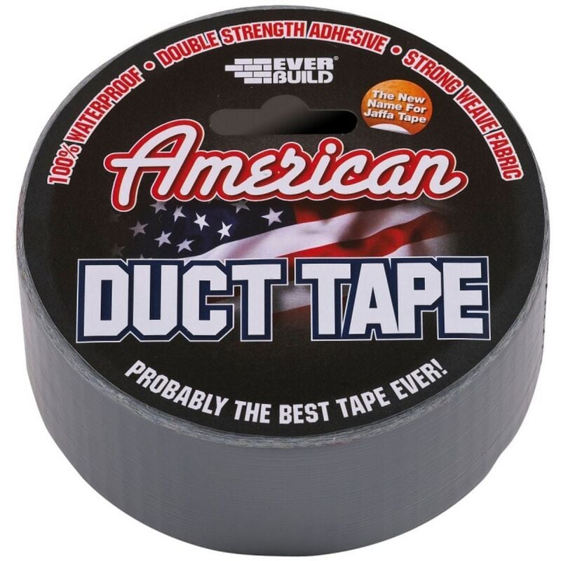 American Tape Silver 50mm x 25m - Everbuild