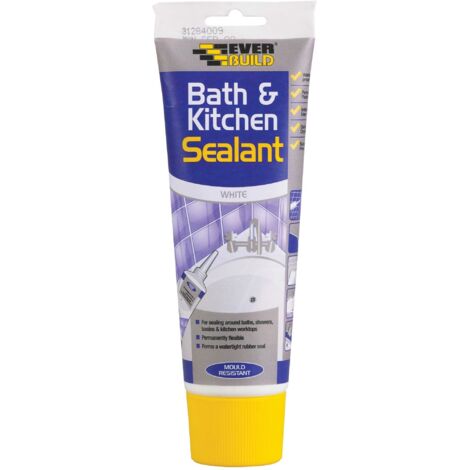 Everbuild Bath Kitchen Seal White Easi Squeeze 200ml