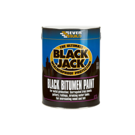 Everbuild Black Jack 901 Bitumen Paint 1 Litre