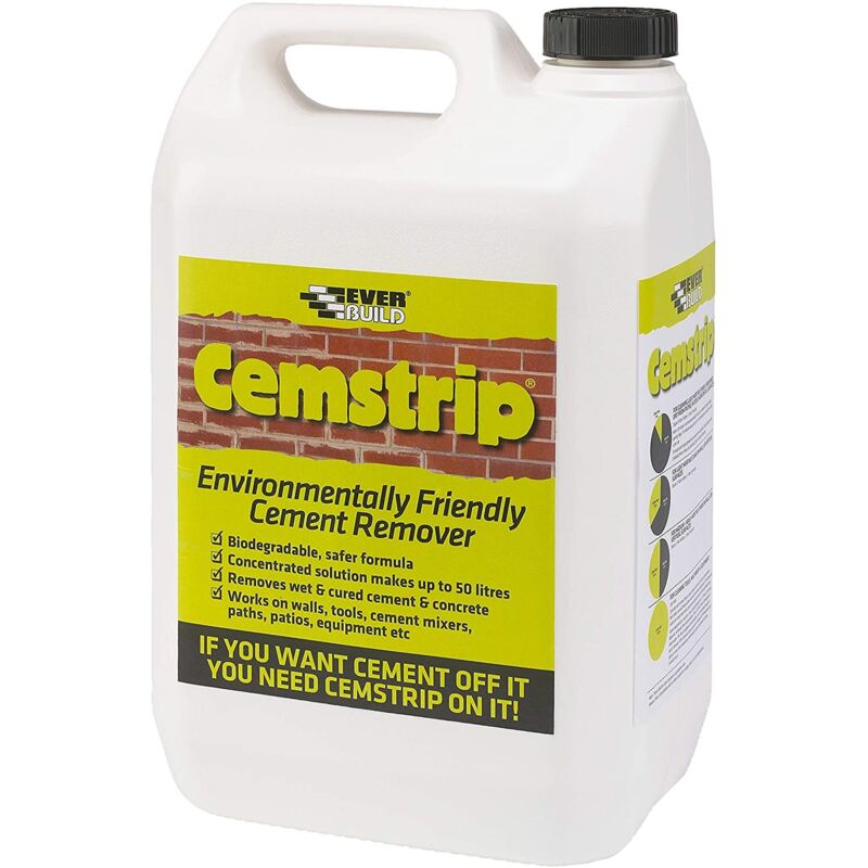 CEMSTRIP Environmentally Friendly Mortar Concrete Stain remover 1L - Everbuild