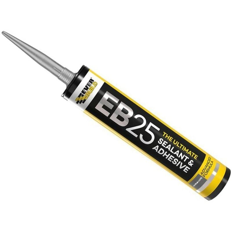 EB25 Hybid Sealant Adhesive Anthacite 300ML - Everbuild