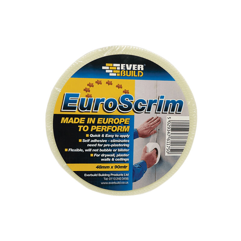 Everbuild - 2EURO100 EuroScrim Tape 100mm x 90m EVB2EURO100