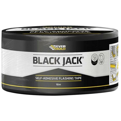Everbuild FLAS075 Black Jack Flashing Tape, Trade 75mm x 10m EVBFLAS075