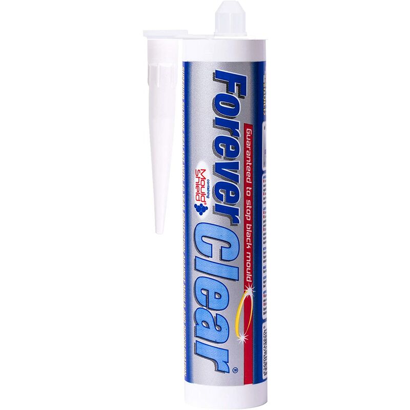 Everbuild - Forever clear Superior Anti-Mould Silicone Sealant 10 Year Guarantee