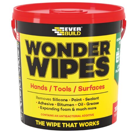 Everbuild GIANTWIPE Giant Wonder Wipes (Tub 300) EVBGIANTWIPE