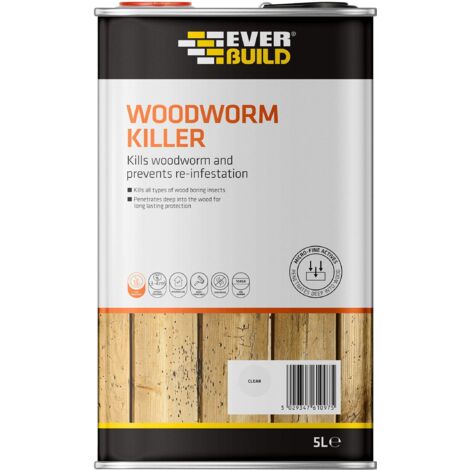 Everbuild LJWORM05 Woodworm Killer 5 litre EVBLJWORM05