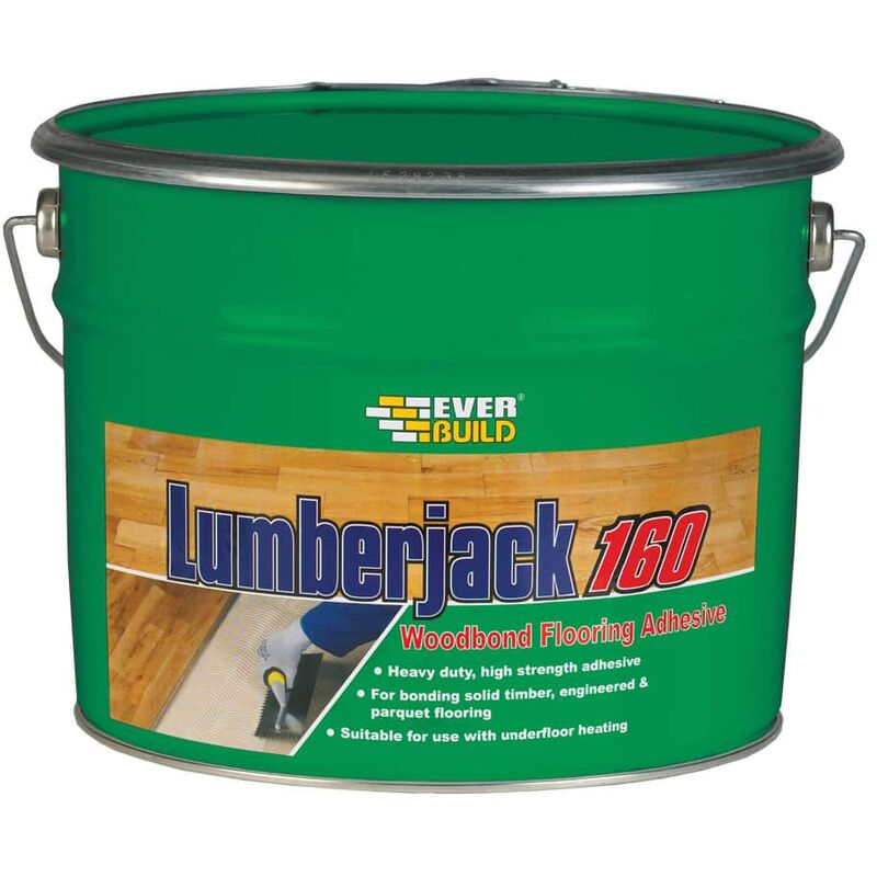 Everbuild - Lumberjack 160 Woodbond Flooring Adhesive - 10 litre