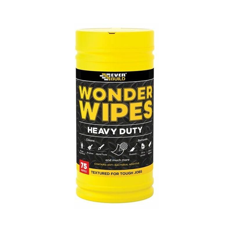 Everbuild Heavy Duty Wonder Wipes 75 Pieces