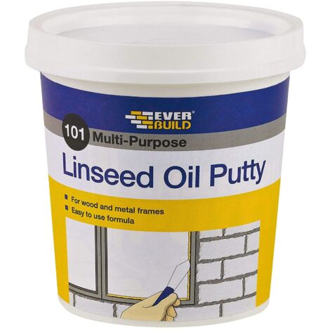Everbuild MPN1 101 Multi-Purpose Linseed Oil Putty Natural 1kg EVBMPPN1KG