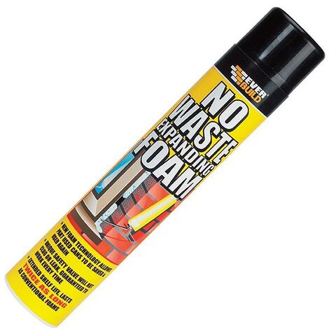 Everbuild NOWASTEHH No Waste Expanding Foam 750ml EVBNOWASTEHH
