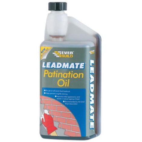 Everbuild PATOIL1 Lead Mate Patination Oil 1 litre EVBPATOIL1L