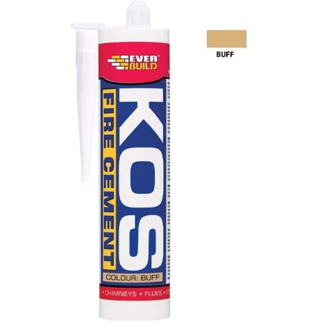 Everbuild PCKOSFIREC3 KOS Fire Cement Buff Cartridge C3 300ml EVBKOSBUFC3