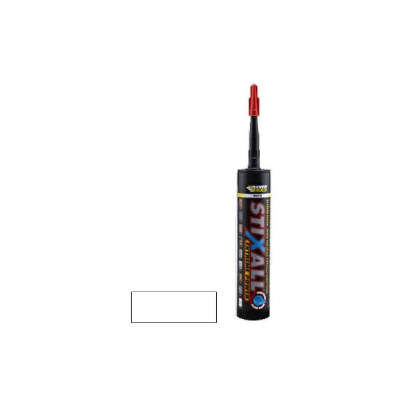 Everbuild - Stixall Sealant and Adhesive White 300ml Size Cartridge