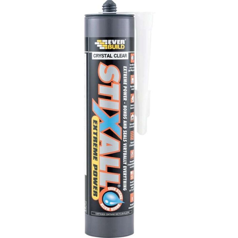 Everbuild - Adhesive Sealant, Clear, 300ml