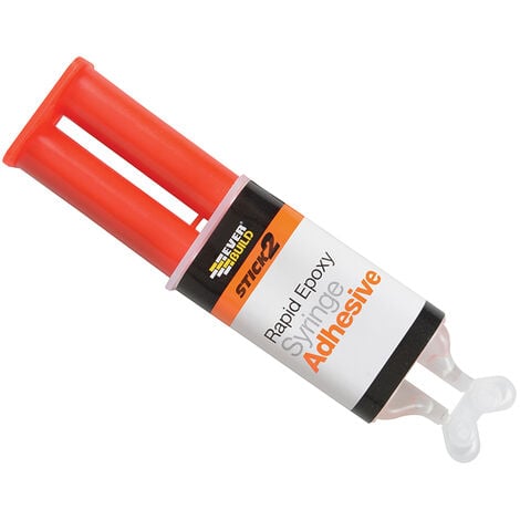Everbuild S2RAPEX24 STICK2 Rapid Epoxy Syringe 24ml EVBS2RAPIDES