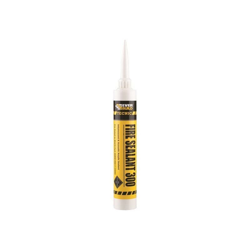 Everbuild - Tecnic Fire Intumescent Sealant 300 Grey 380ml - EVB300GY