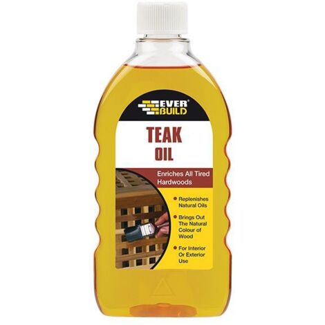 Everbuild Sika Teak Oil 500ml EVBTEAK