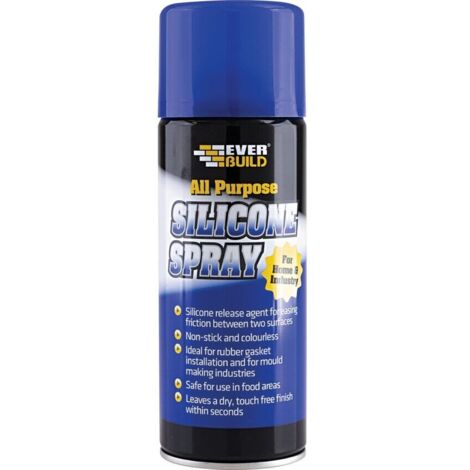 Everbuild SILSPRAY All Purpose Silicone Spray 400ml EVBSILSPRAY