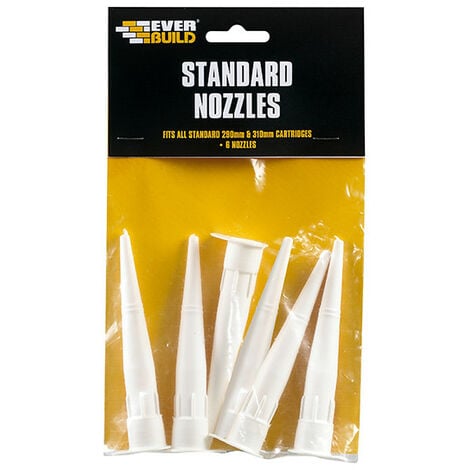 Everbuild EVBNOZSTD Standard Nozzle Pack of 6
