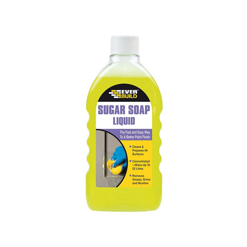 Everbuild - soapliq Sugar Soap Liquid Concentrate 500ml evbsoapliq