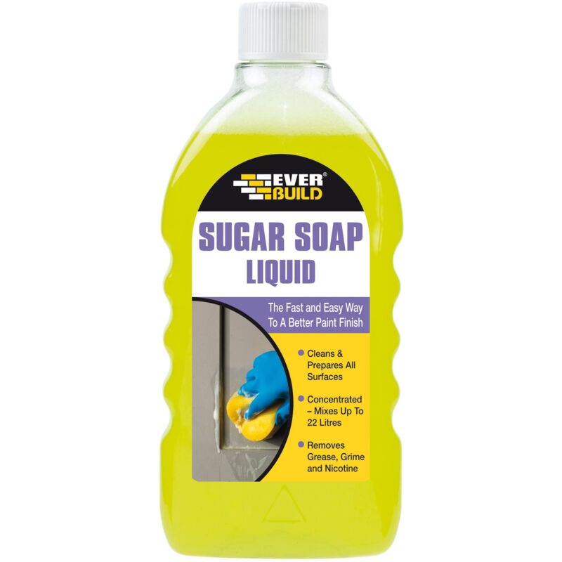 Soapliq Sugar Soap Liquid Concentrate 500ml evbsoapliq - Everbuild