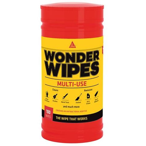 Everbuild WIPE80 Wonder Wipes Trade (Tub 100) EVBWIPE80