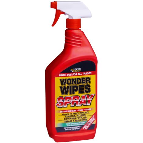Everbuild WIPESPRAY Multi-Use Wonder Wipes Spray 1 litre EVBWIPESPRAY