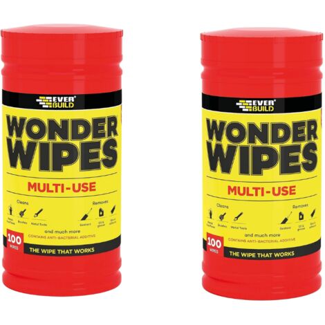 Everbuild Wonder Wipes 200 Multi-Use Trade Cleaners Tub
