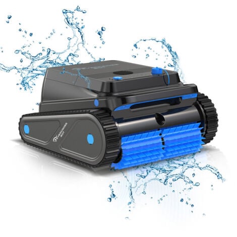 EVERCROSS BOT Fil, Nettoyage du Fond, des Parois et de la Ligne d' Eau, 120Min & 200m² d'Autonomie